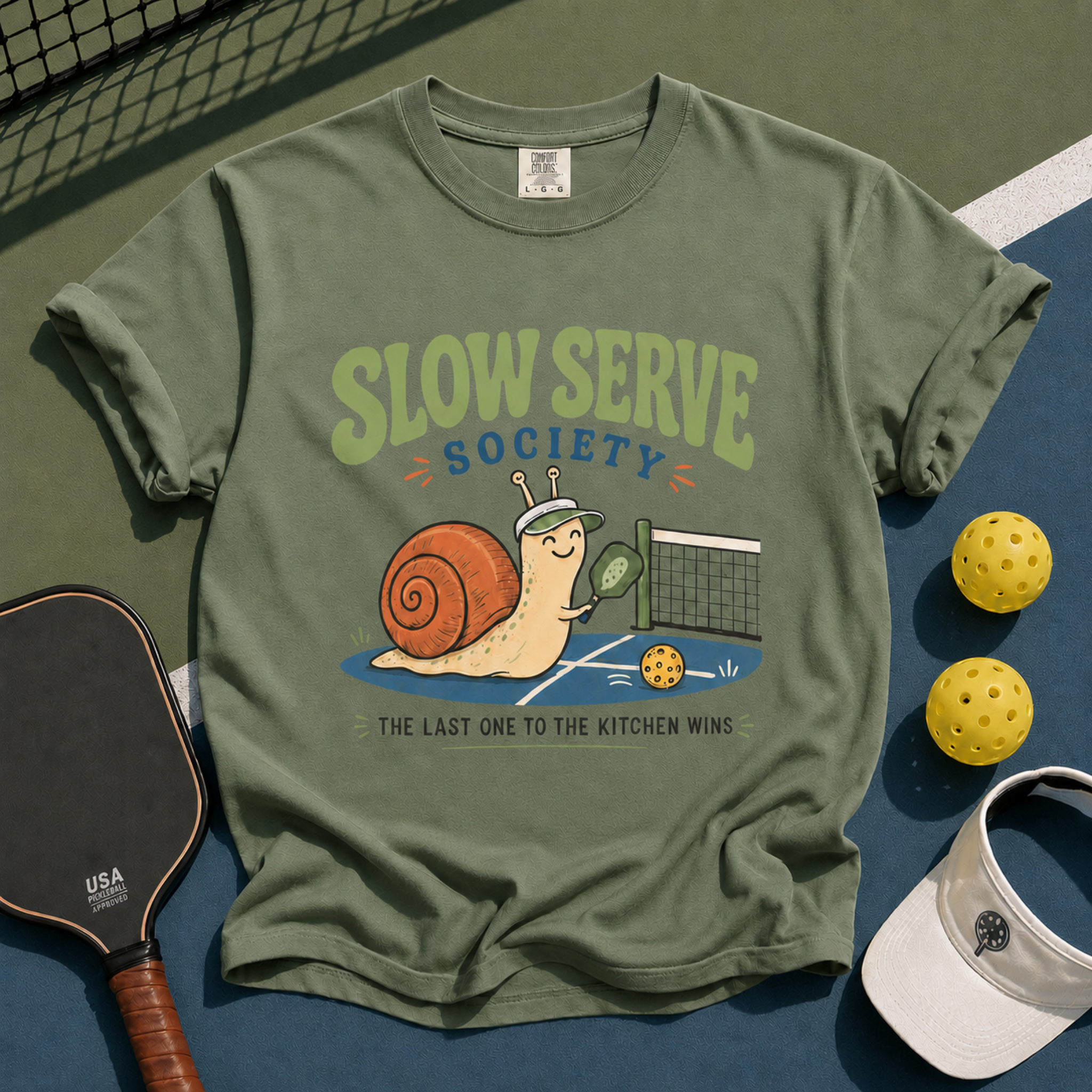 Slow Serve Society Pickleball T-Shirt