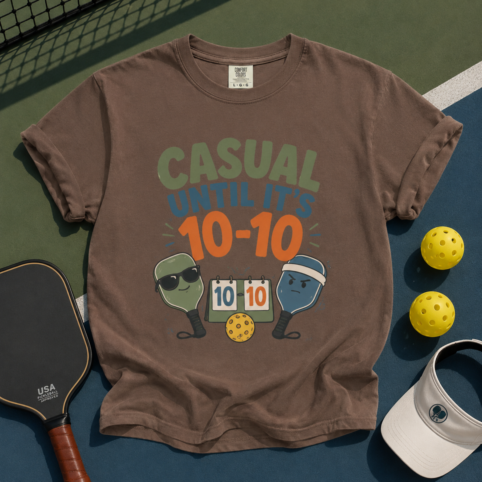 Casual Until 10-10 Pickleball T-Shirt