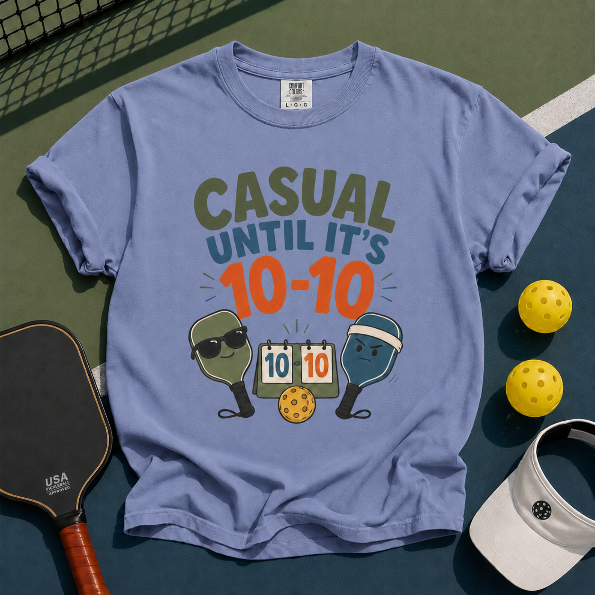 Casual Until 10-10 Pickleball T-Shirt
