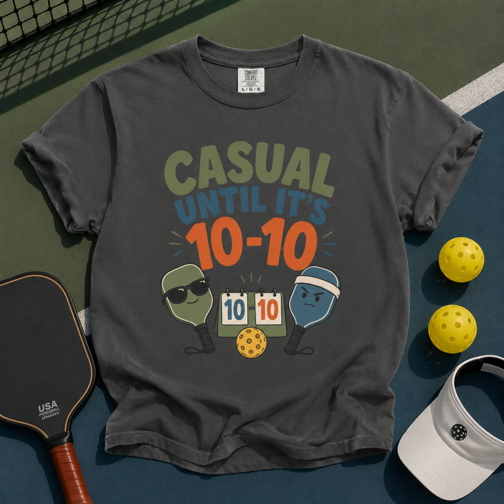 Casual Until 10-10 Pickleball T-Shirt